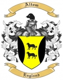 Altom Family Crest from England