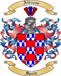Alvaroz Family Crest from Spain