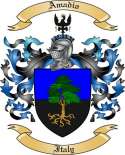 Amadio Family Crest from Italy