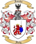 Amado Family Crest from Italy