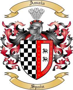 Amaia Family Crest from Spain