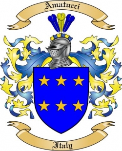 Amatucci Family Crest from Italy2