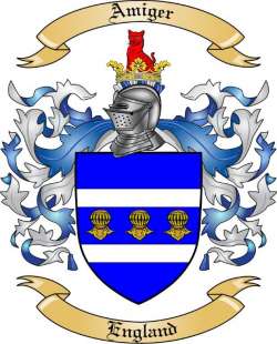 Amiger Family Crest from England
