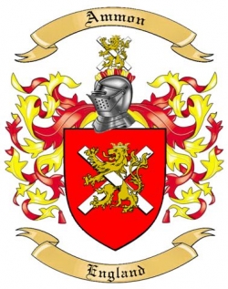 Ammon Family Crest from England