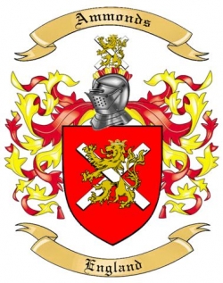 Ammonds Family Crest from England