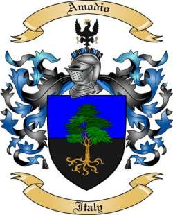 Amodio Family Crest from Italy