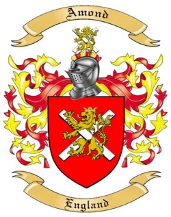 Amond Family Crest from England