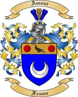 Amour Family Crest from France