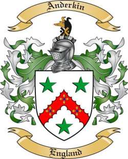 Anderkin Family Crest from England