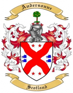 Andersonne Family Crest from Scotland