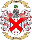 Andersoun Family Crest from Scotland