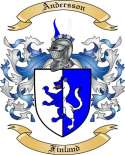 Andersson Family Crest from Finland