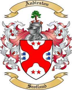 Andirston Family Crest from Scotland