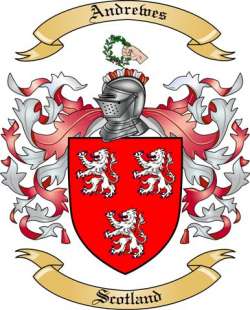 Andrewes Family Crest from Scotland