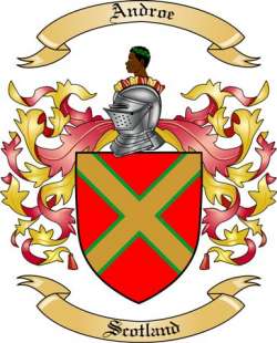 Androe Family Crest from Scotland