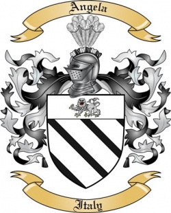 Angela Family Crest from Italy2