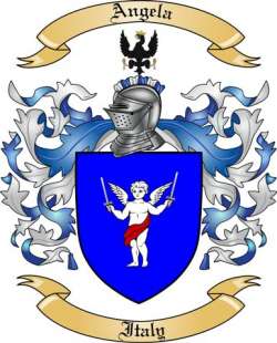 Angela Family Crest from Italy3
