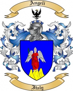 Angeli Family Crest from Italy