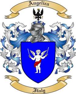 Angelica Family Crest from Italy