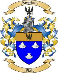 Angelone Family Crest from Italy