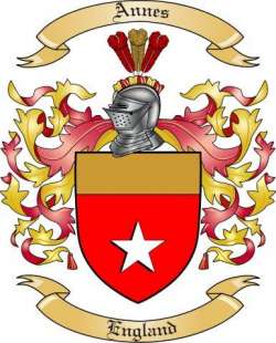 Annes Family Crest from England