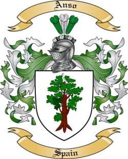 Anso Family Crest from Spain