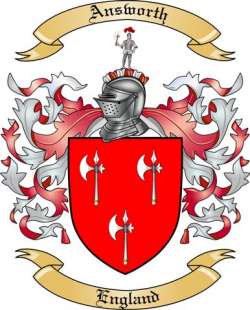 Answorth Family Crest from England
