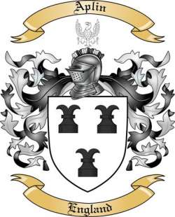 Aplin Family Crest from England
