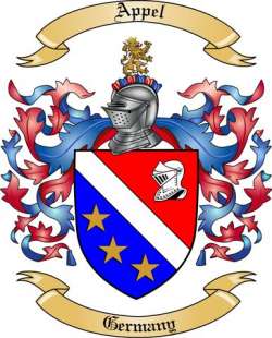Appel Family Crest from Germany