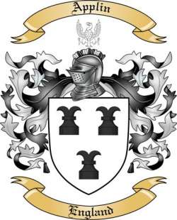 Applin Family Crest from England