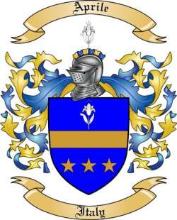 Aprile Family Crest from Italy