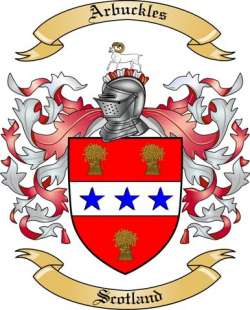 Arbuckles Family Crest from Scotland