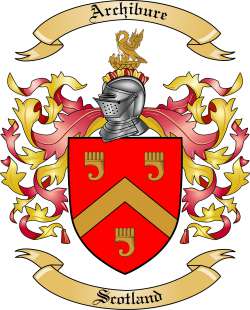 Archibure Family Crest from Scotland