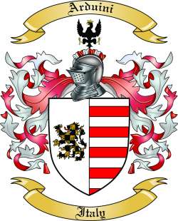 Arduini Family Crest from Italy
