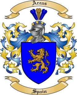 Areas Family Crest from Spain