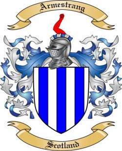 Armestrang Family Crest from Scotland