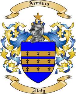 Arminio Family Crest from Italy