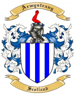 Armystrang Family Crest from Scotland