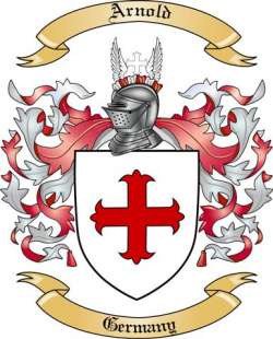 Arnold Family Crest from Germany2