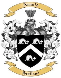 Arnold Family Crest from Scotland