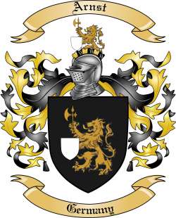 Arnst Family Crest from Germany