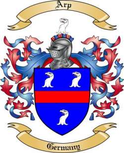 Arp Family Crest from Germany