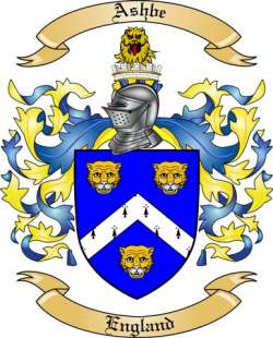 Ashbe Family Crest from England