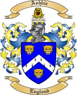 Ashbie Family Crest from England