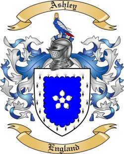 Ashley Family Crest from England
