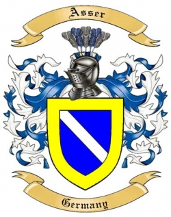 Asser Family Crest from Germany