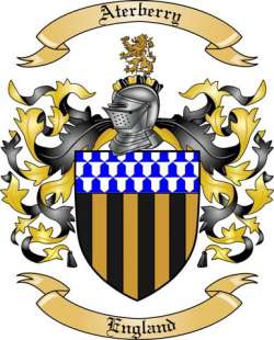 Aterberry Family Crest from England