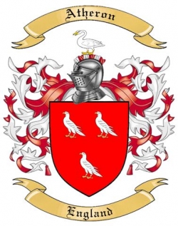 Atheron Family Crest from England