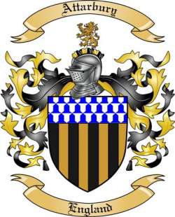 Attarbury Family Crest from England