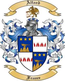 Attard Family Crest from France